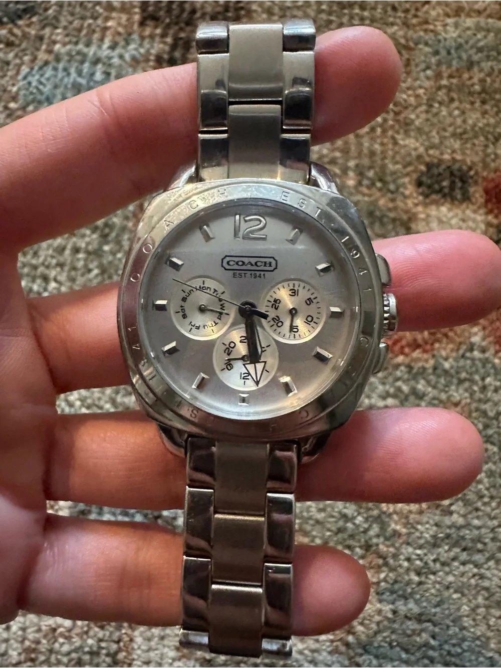 Coach polished bracelet